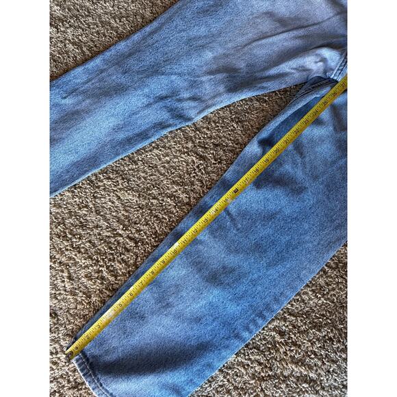 Vintage Lee Black Tag USA Made Faded Medium Wash 38x32 (tagged) Blue Jeans - Picture 7 of 9